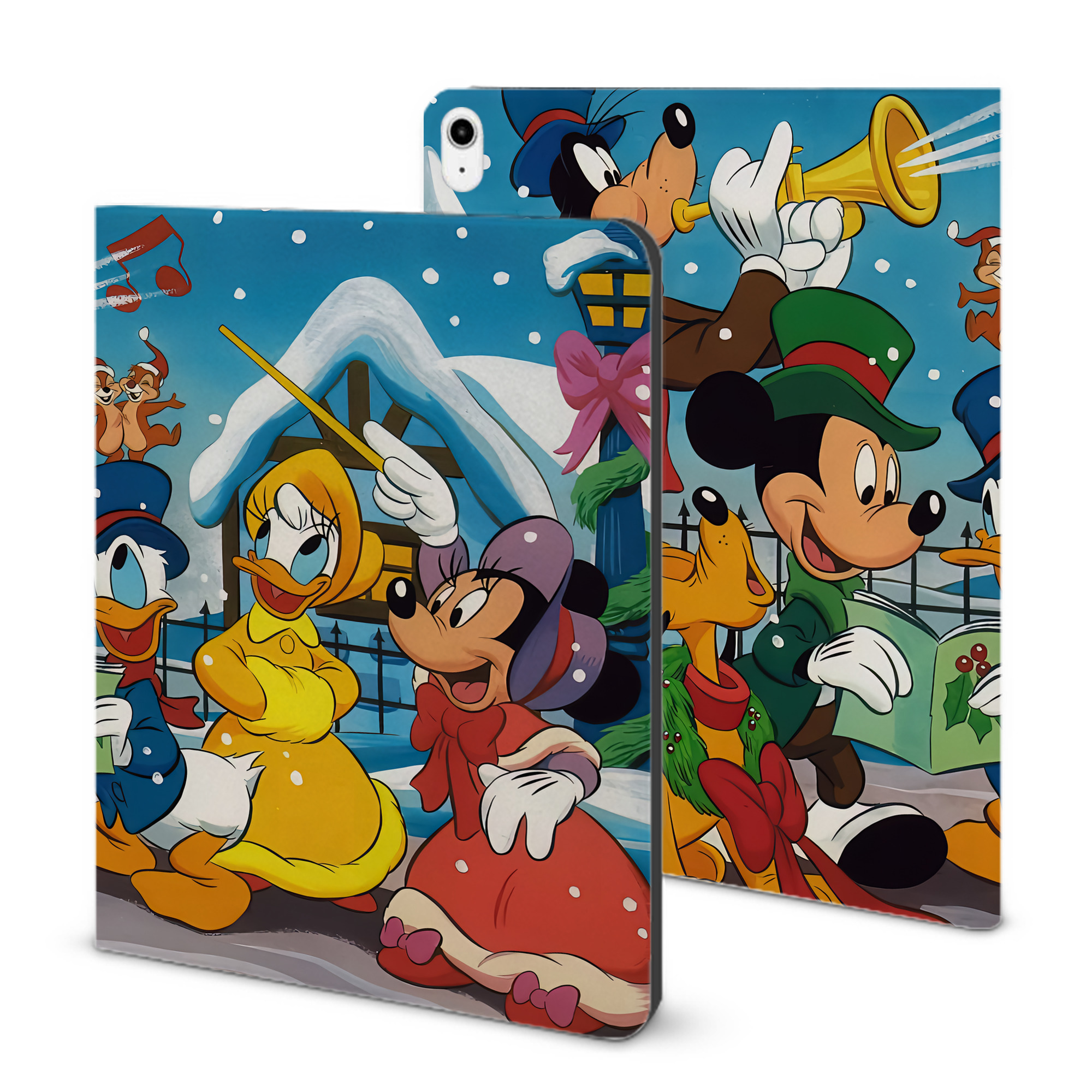 （画像用） ミッキーマウス Mickey Mouse IPadケース ペンホルダー付き ブックスタイルデザイン